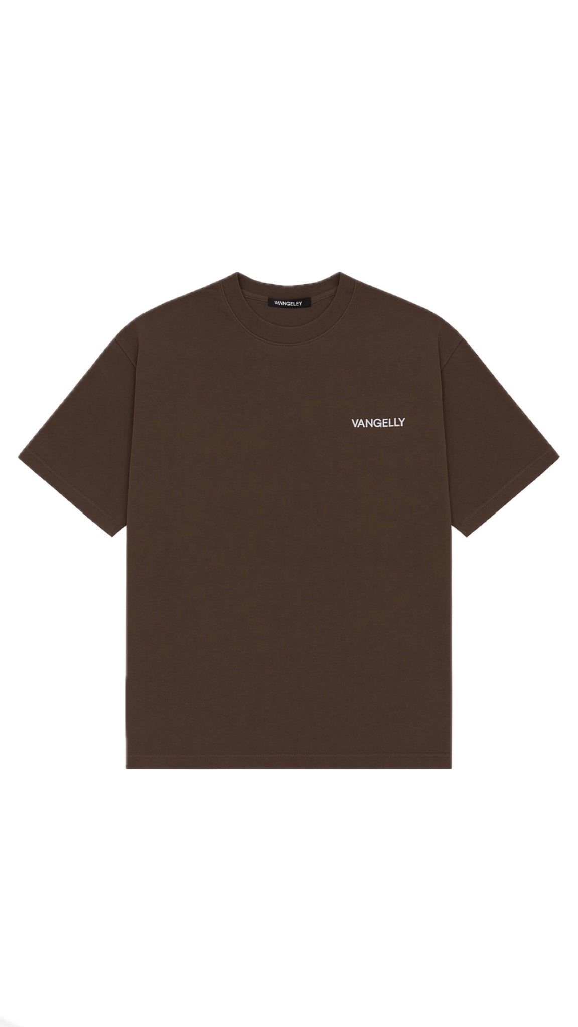BROWN MINI LOGO T-SHIRT