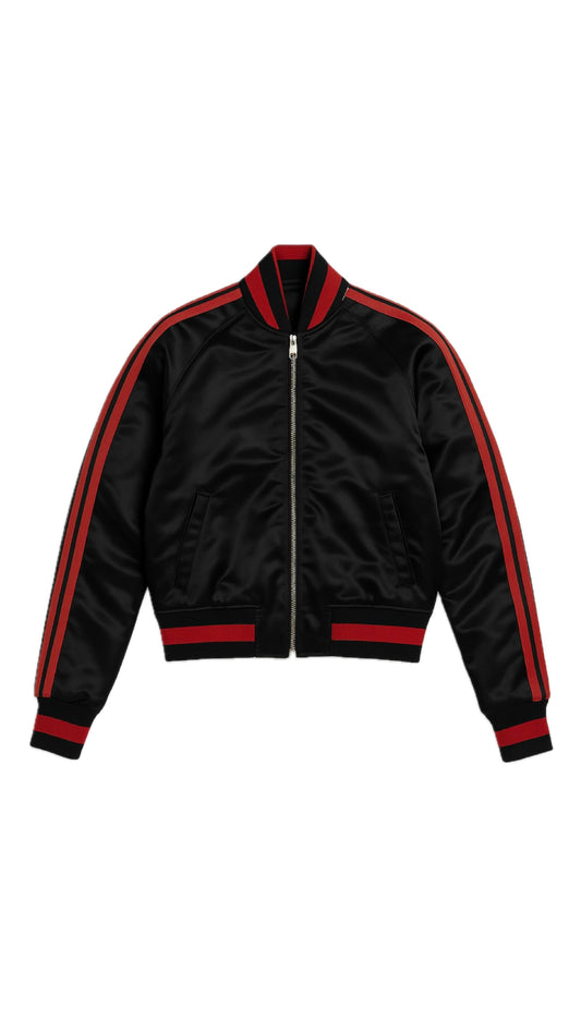 Satin Bomber Jacket