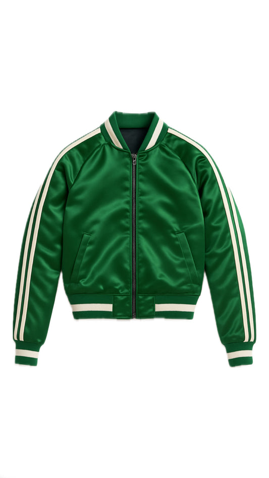 Satin Bomber Jacket
